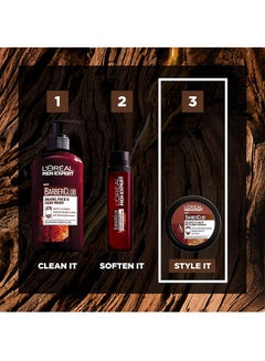 L'OREAL PARIS Barberclub Beard & Hair Styling Cream SL0371 75ml  - Image 5