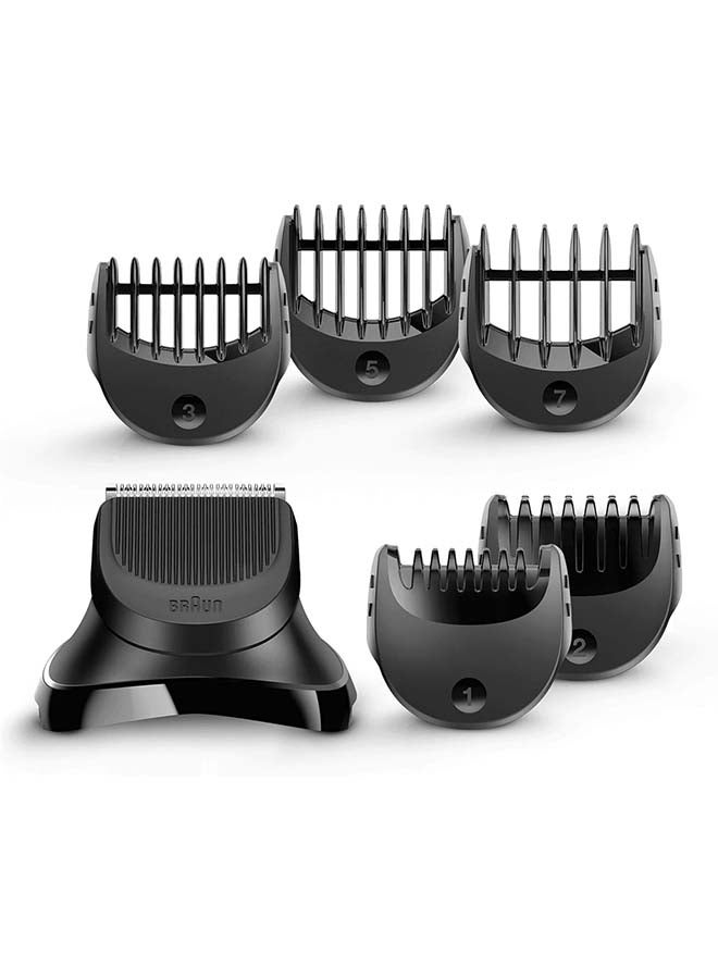 BRAUN - Beard Trimmer Head with 5 Combs for Series 3 BT32 Black - Image 1