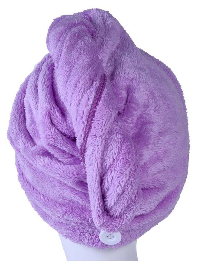 منشفة تجفيف الشعر من المايكروفايبر متعدد الألوان 65x25سم - Image 1