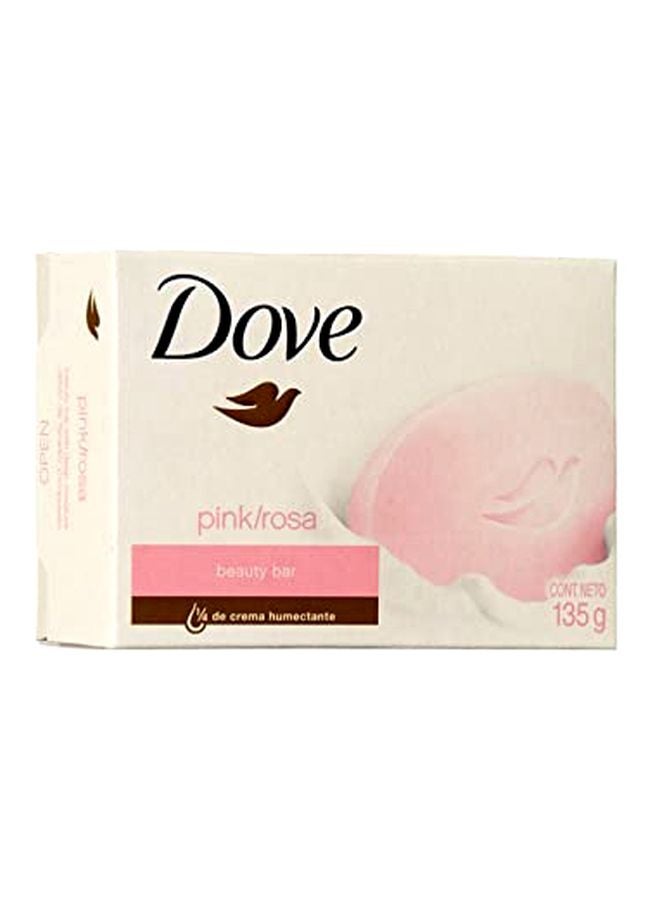 دوف مجموعة ألواح صابون قالب كريم الجمال بينك روزا مكونة من 12 قطعة 12x135جرام - Image 2