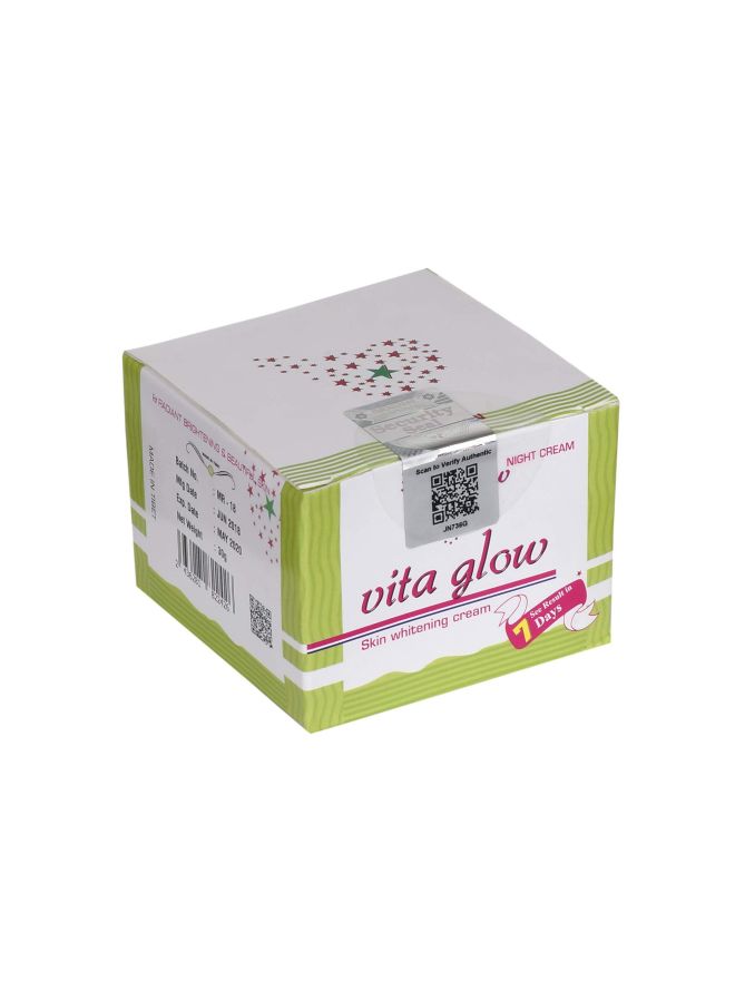 Vita Glow Skin Whitening Night Cream 30grams - Image 3