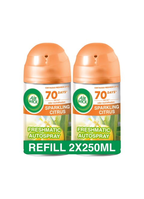 Freshmatic Refill Sparkling Citrus Pack of 2 250ml