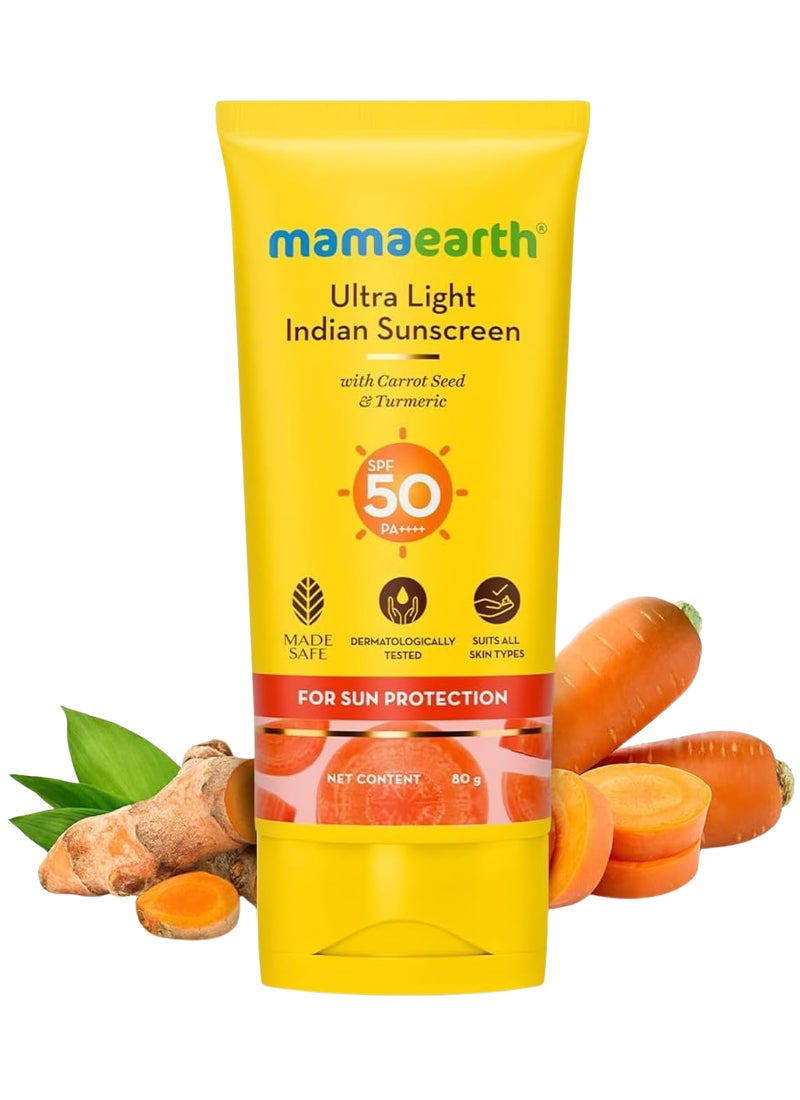 ماما إيرث كريم واق من الشمس ألترا لايت إنديان - بعامل حماية من الشمس 50 PA+ 80جرام - Image 2
