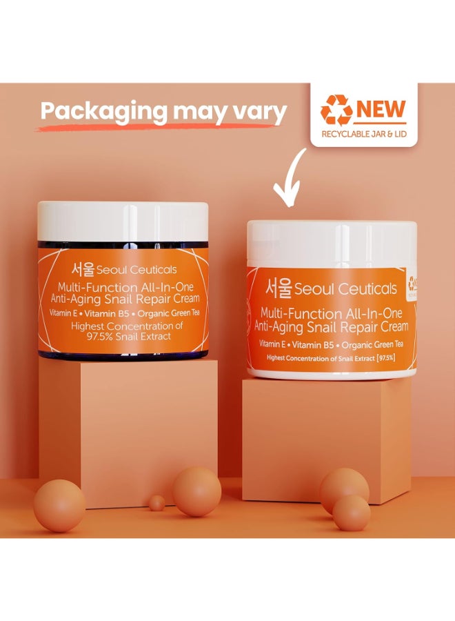 seoulceuticals All-In-One Anti Aging Snail Repair Cream 60ml - Image 3
