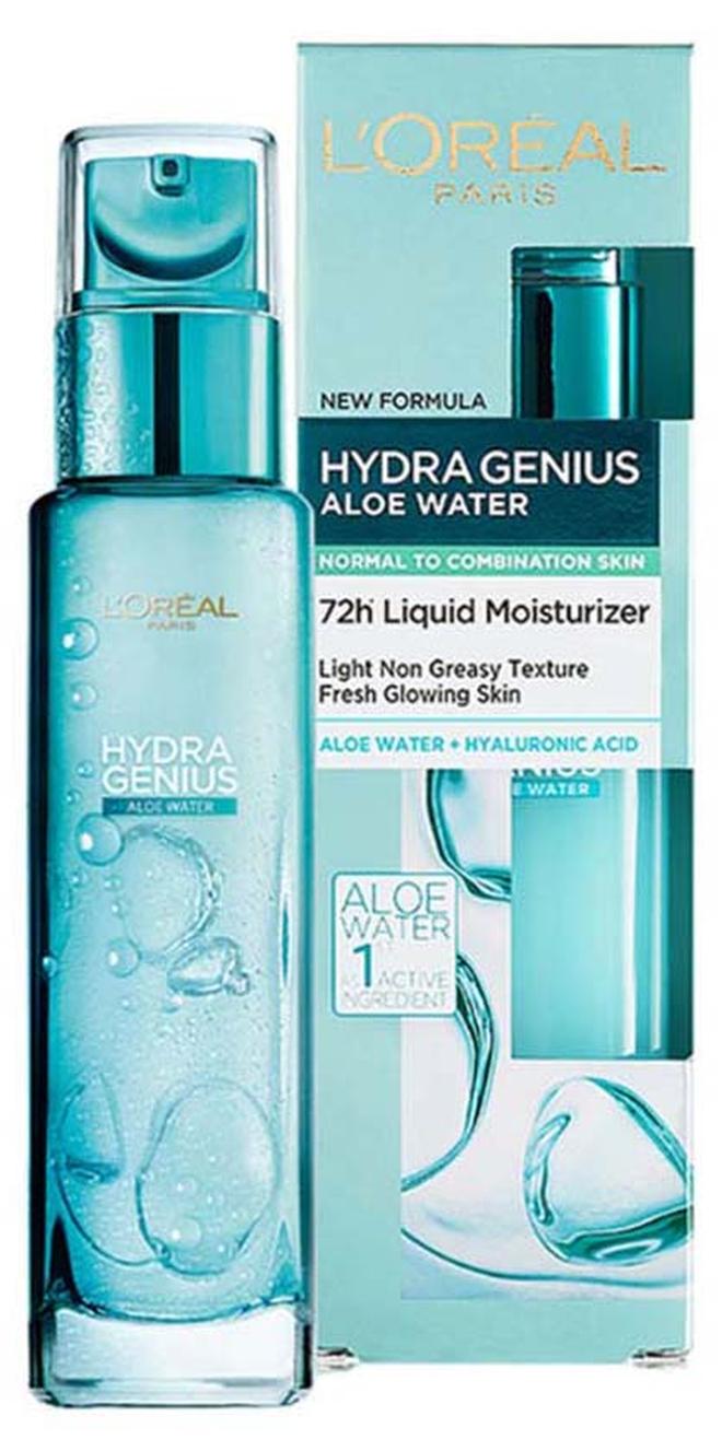 L'OREAL PARIS L'Oréal Paris Hydra Genius Aloe Water 72H Liquid Moisturizer Normal to Combination skin White 70ml - Image 1