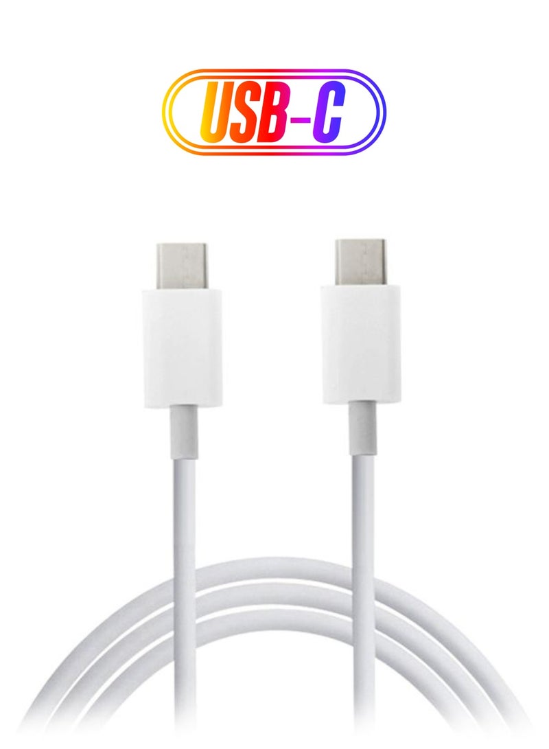 Type-C Data Sync Charging Cable White - Image 1