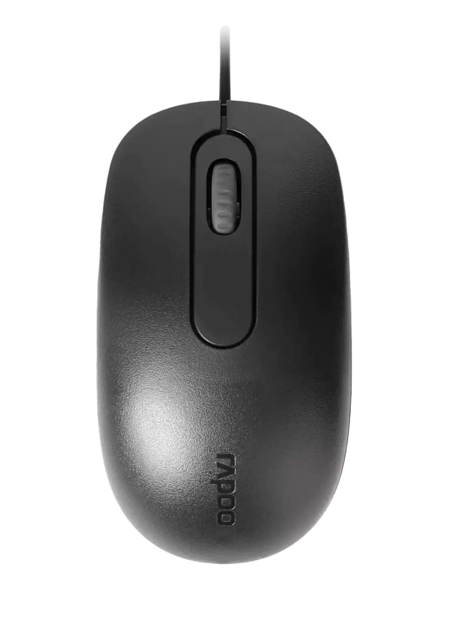 رابو ماوس ضوئي سلكي طراز N200 أسود