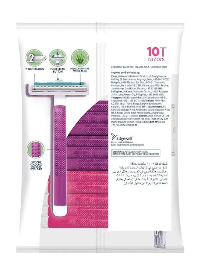 schick - Exacta2 Sensitive Razor Pack Of 10 - Image 1