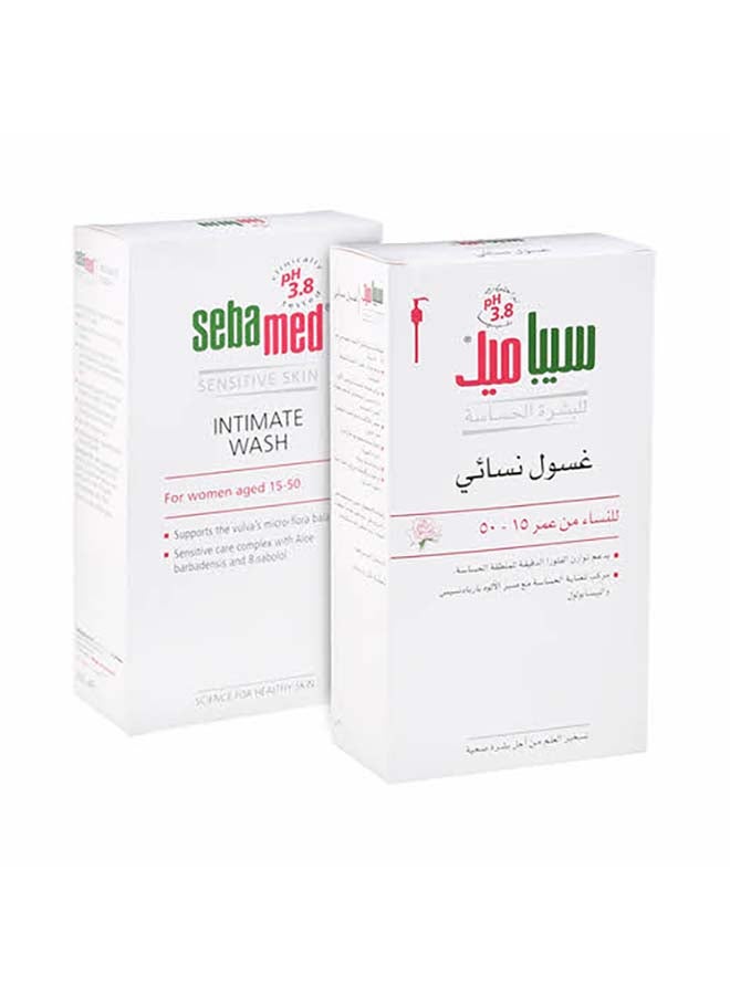 Sebamed Feminine Intimate Wash Pack Of 2 200ml - Image 1