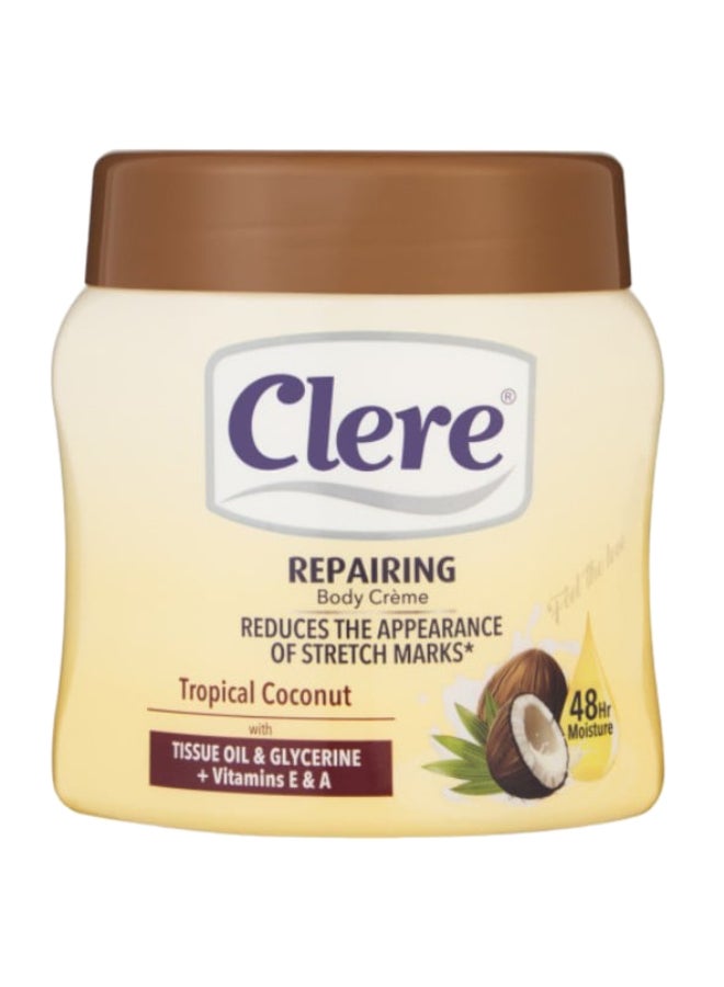 Clere Nourishing Body Crème Tropical Coconut 500ml