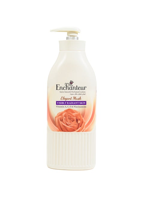 Perfumed Body Lotion Elegant Musk Satin Smooth Clear 500ml
