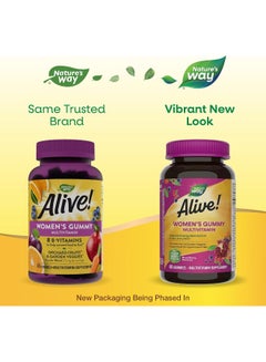 Nature's Way Alive Women's Gummy Multivitamin 60 Gummies Packaging May Vary  - Image 5