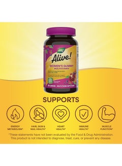 Nature's Way Alive Women's Gummy Multivitamin 60 Gummies Packaging May Vary  - Image 3