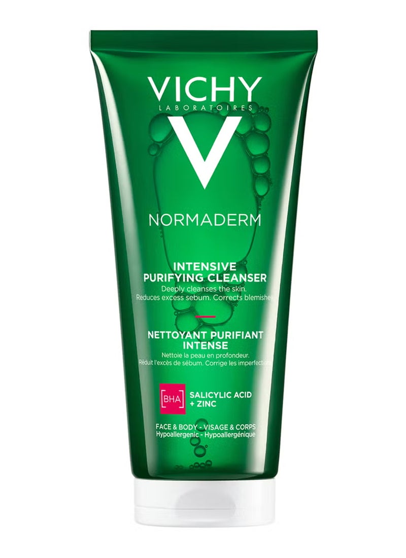 فيشي نورماديرم فيتوسوليوشن جل منظف للبشرة الدهنية المعرضة لحب الشباب بحمض الساليسيليك 200ملليلتر - Image 1