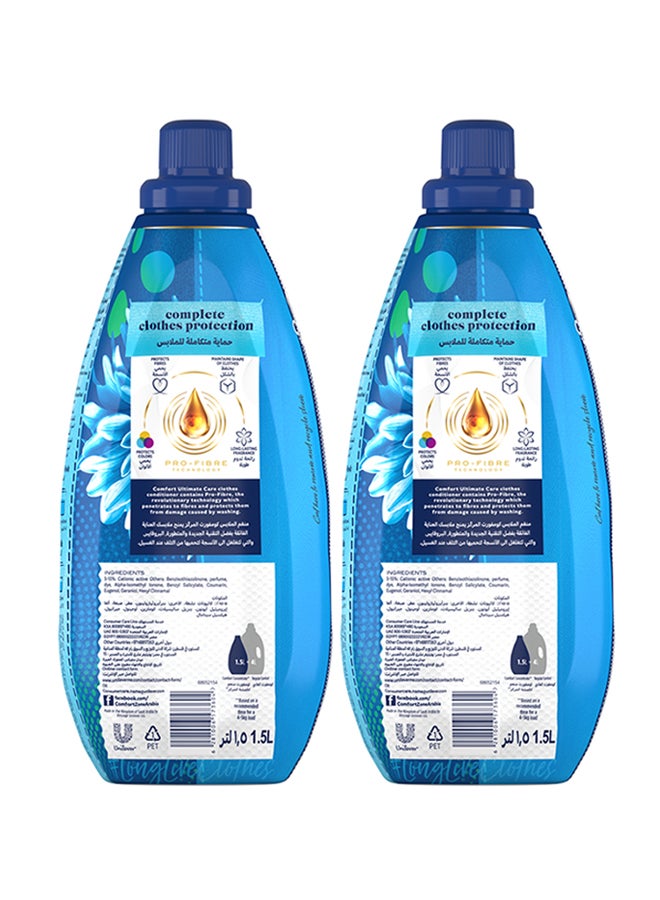 Comfort Fabric Softener, Iris And Jasmine, Complete Clothes Protection 1.5L Pack of 2  - Image 2