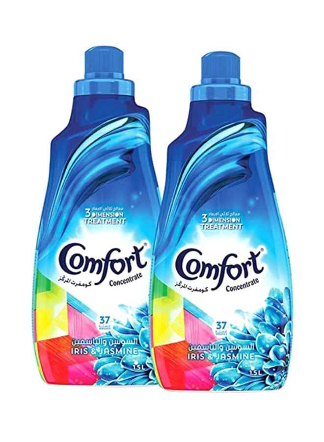 Comfort Fabric Softener, Iris And Jasmine, Complete Clothes Protection 1.5L Pack of 2  - Image 3