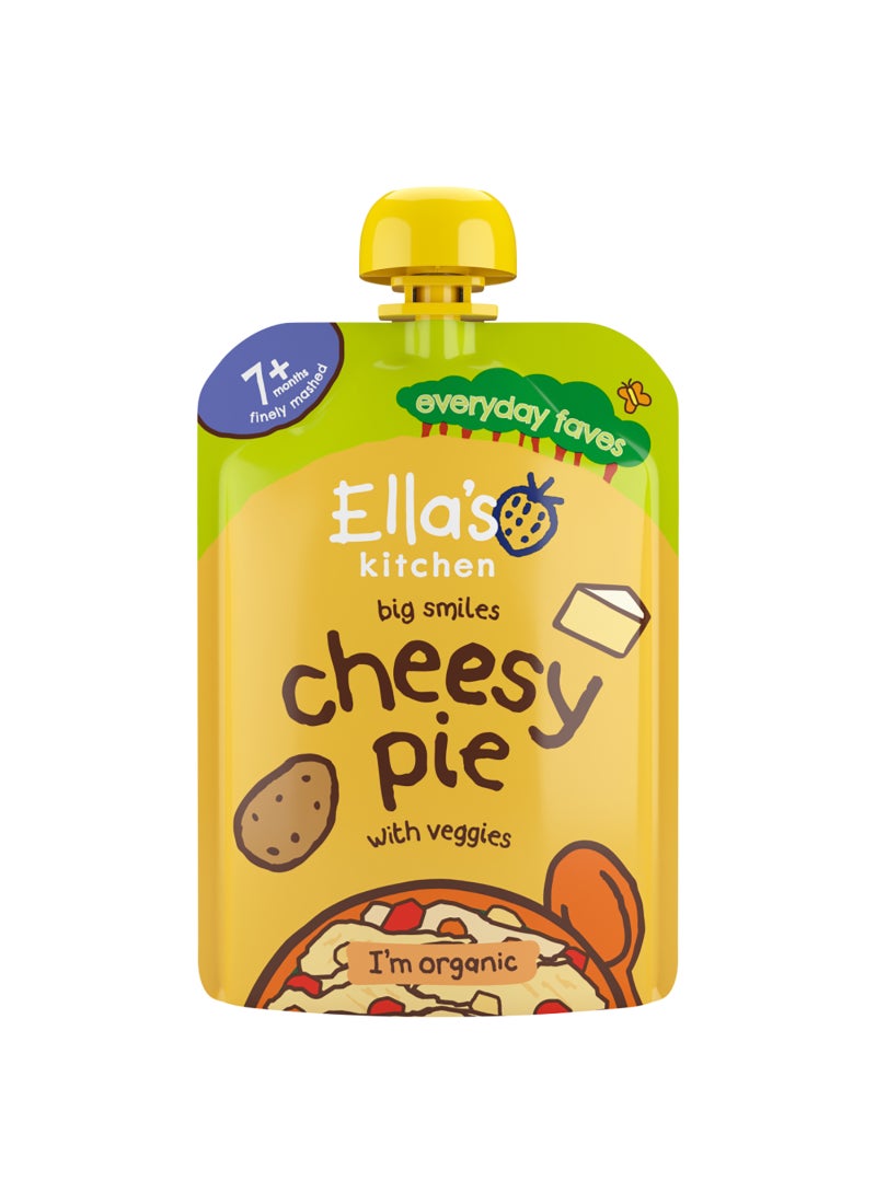 Ella’s kitchen Kitchen Big Smiles Cheesy Pie With Veggies 130grams - Image 1