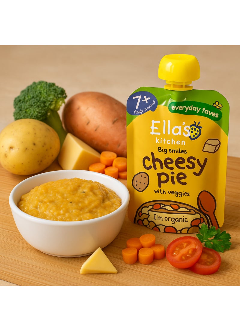 Ella’s kitchen Kitchen Big Smiles Cheesy Pie With Veggies 130grams - Image 4
