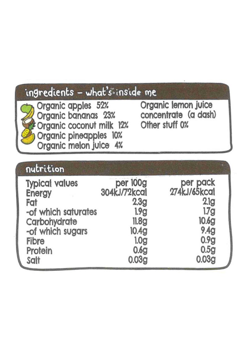 Ella’s kitchen The White One 4 Sachets 90grams - Image 3