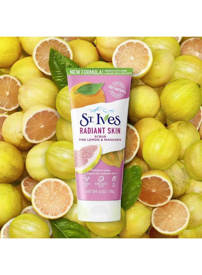 ST. Ives Radiant Skin Face Scrub, Pink Lemon and Mandarin Orange- 170g 170grams - Image 3