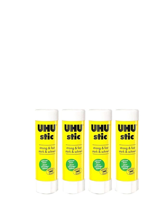 UHU 4-Piece Glue Sticks Clear