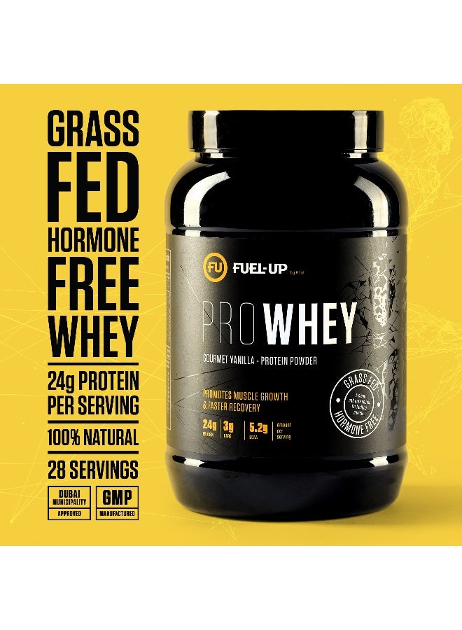 FUEL-UP by Kcal Pro Whey Gourmet Vanilla Powder 2lbs