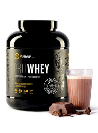 Pro Whey- Chocolate Delight Flavour, Whey Protein Powder,30G Protein,2.1G Carb And 4.8G Bcaas Per Serving, 71 Servings,5Lbs (2.2Kg) - view 2