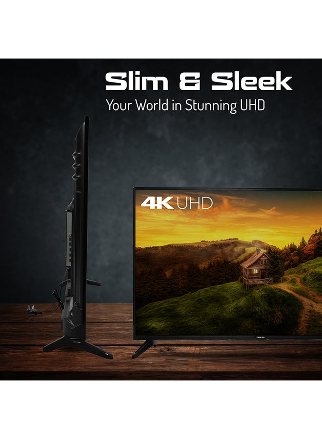 نيكاي تلفزيون LED ذكي بدقة 4K فائقة الوضوح مقاس 58 بوصة UHD60SLED1-A/UHD60SLED2/UHD60SLED-FL أسود - Image 3