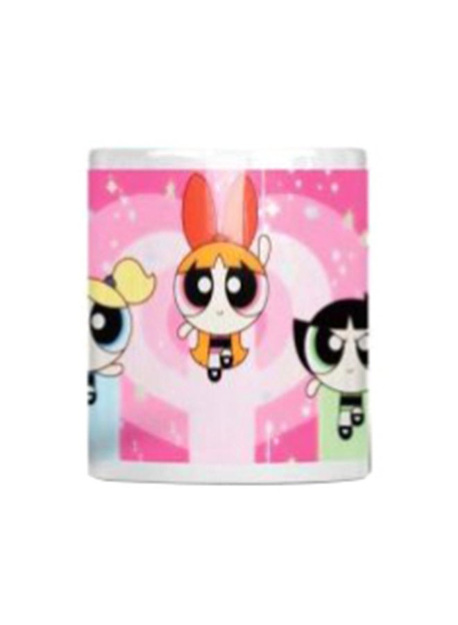 Fast Print Printed Ceramic Mug White/Pink One Size