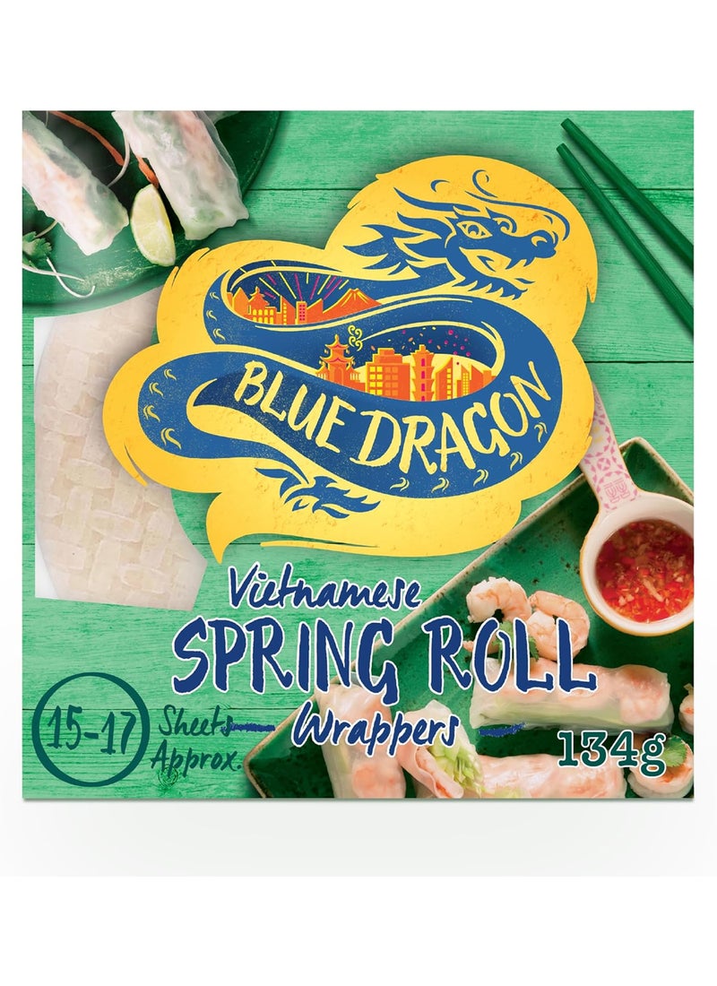 Blue Dragon Spring Roll Wrapper 134grams - Image 1