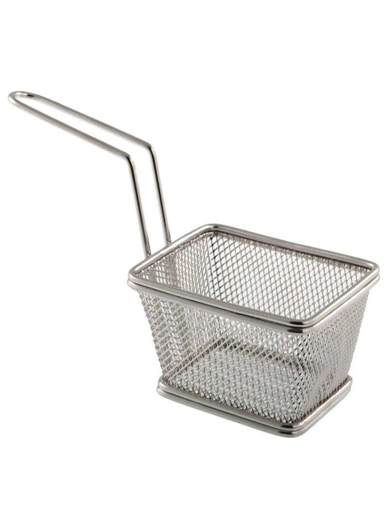 Berlyn Square Fry Basket Silver 7cm - Image 1