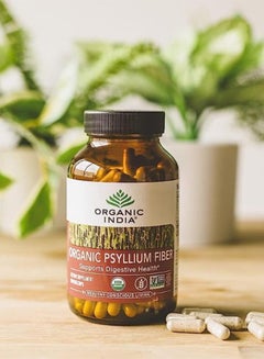 Organic India Whole Husk Psyllium 90 Veg caps  - Image 3