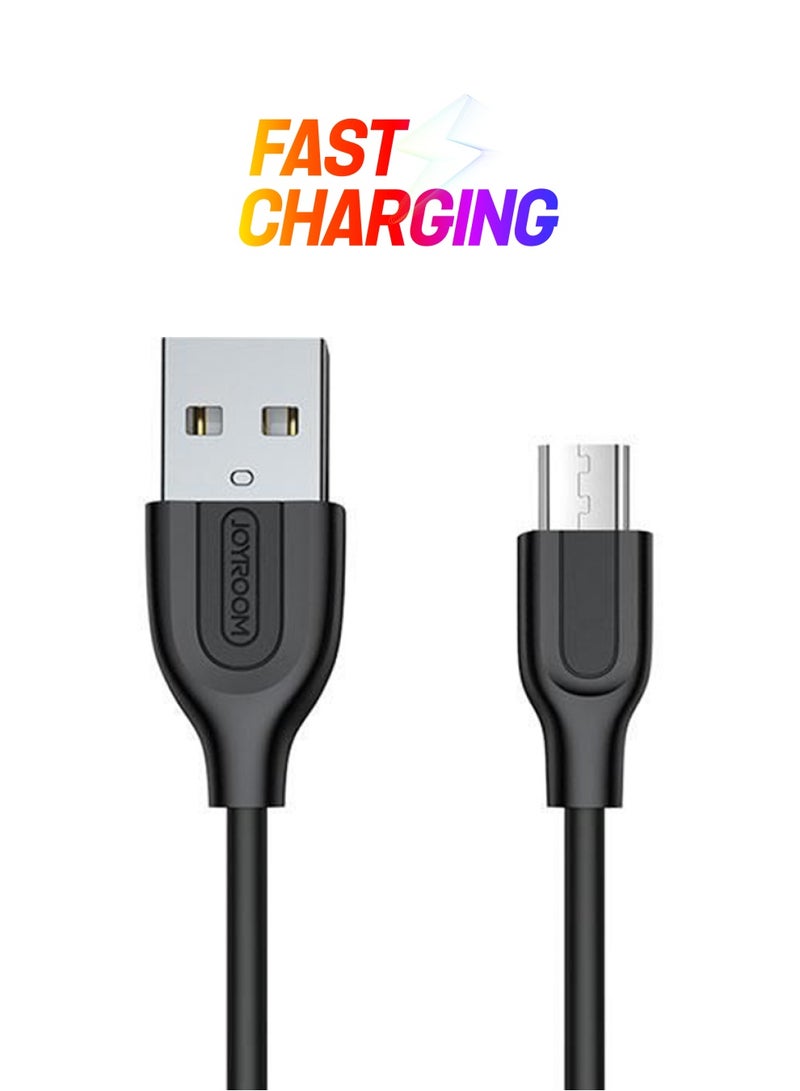 Micro USB Fast Charging Cable Black