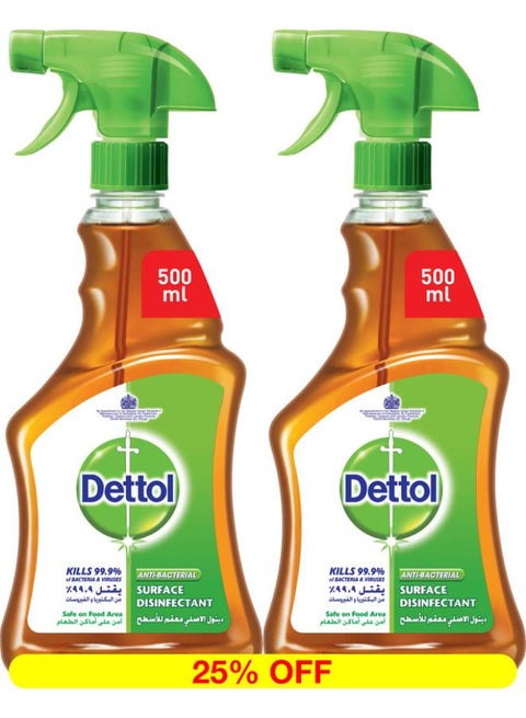 Original Surface Cleaner, Pack Of 2 - Brown 500ml