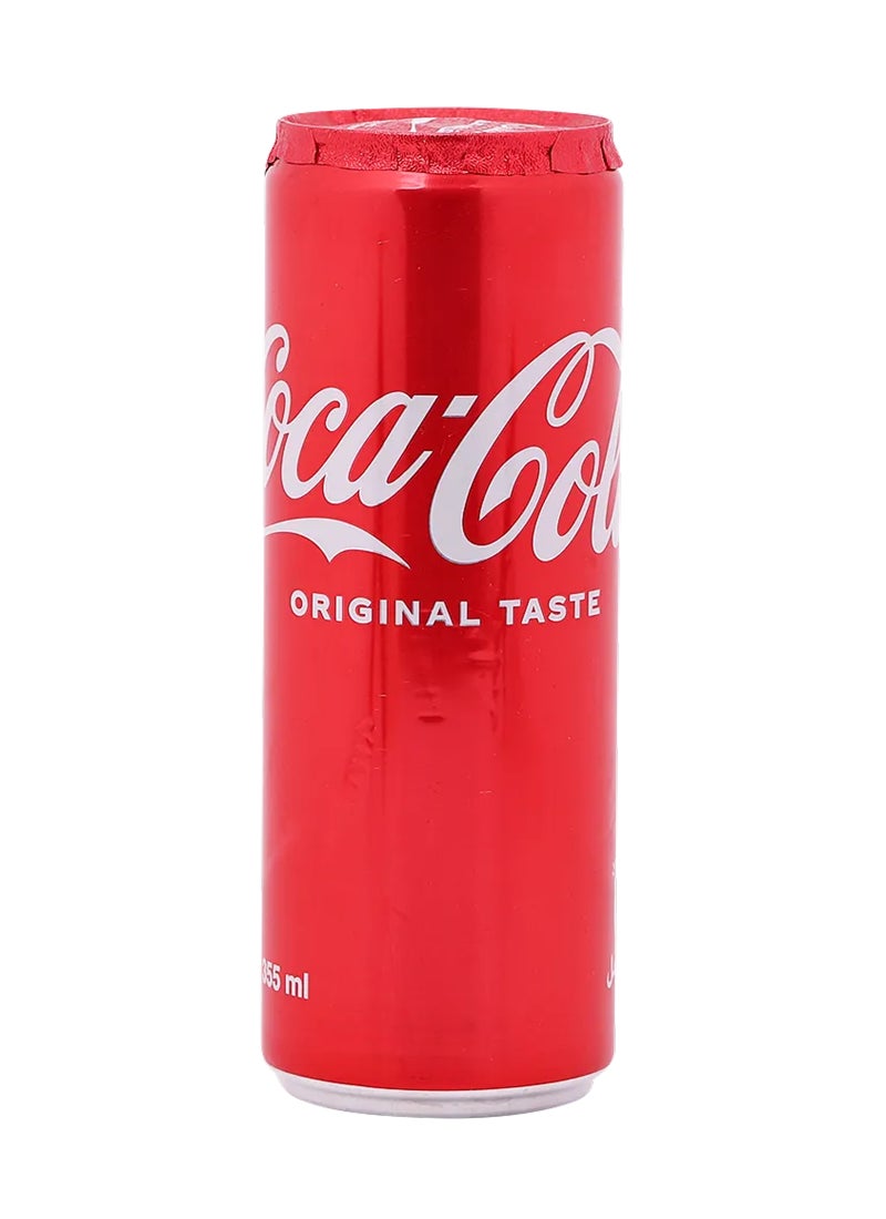 Coca-Cola Original Taste Carbonated Soft Drink Can 355ml - Image 1