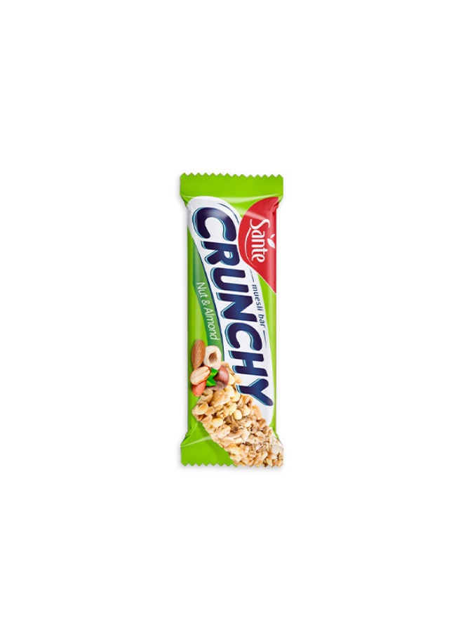 Sante Crunchy Nut And Almond Muesli Bar 35grams 