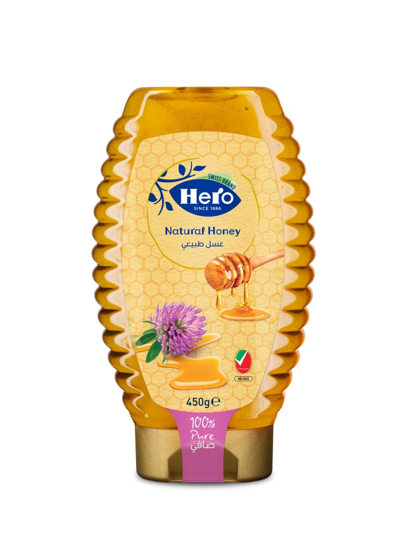 Hero Natural Honey 450grams - Image 1