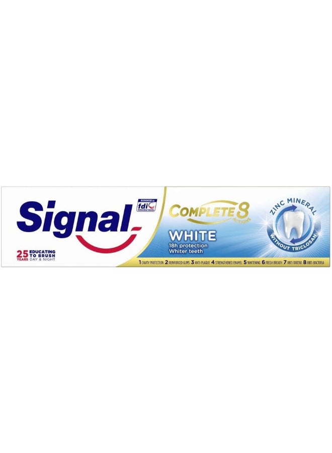 Signal - Complete 8 Action Toothpaste 75ml - Image 1