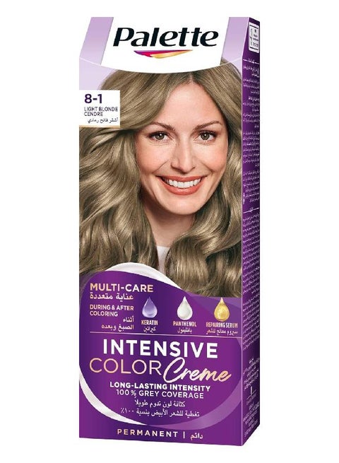 Intensive Colour Cream 8-1 Light Blonde Cendre 110ml