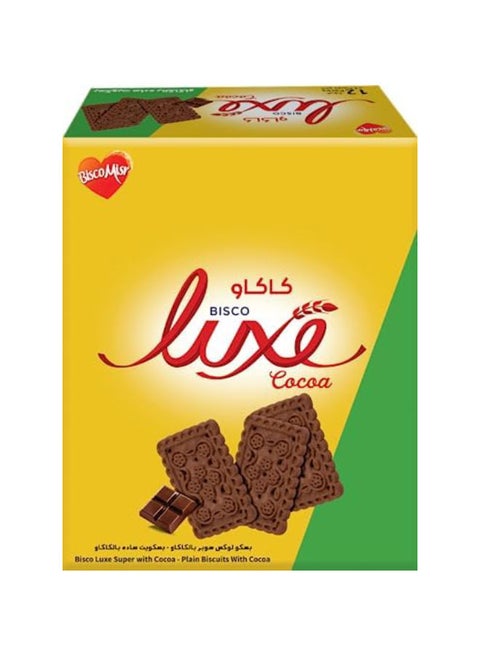 Luxe Plain Cocoa Biscuit Pack of 12