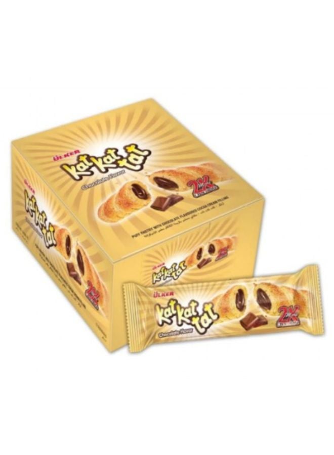 بسكويت كات كات تات - بنكهة الشوكولاتة 24جرام عبوة من 12 قطعة