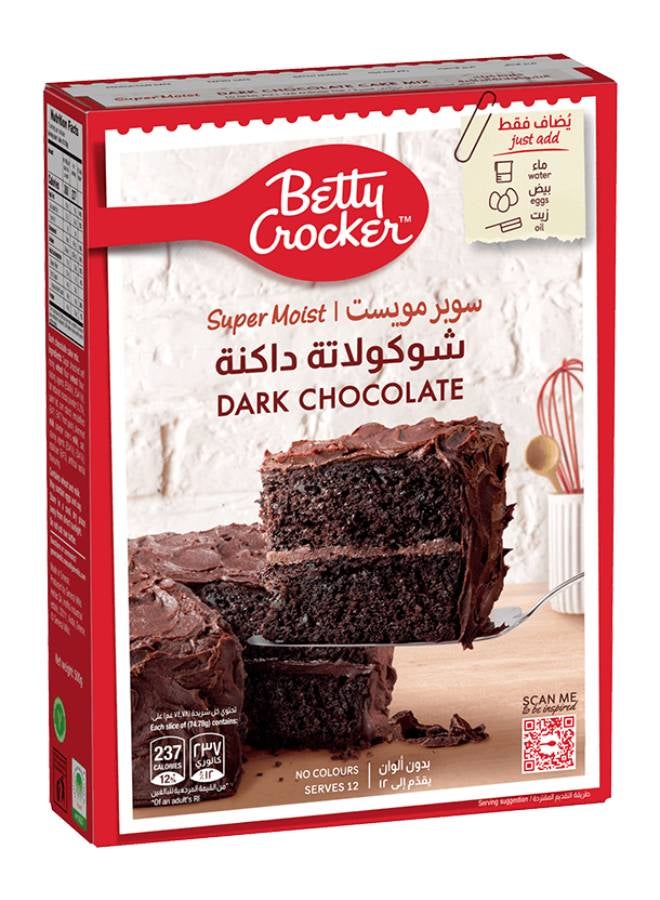 Betty Crocker Supermoist Dark Chocolate Cake 360grams 