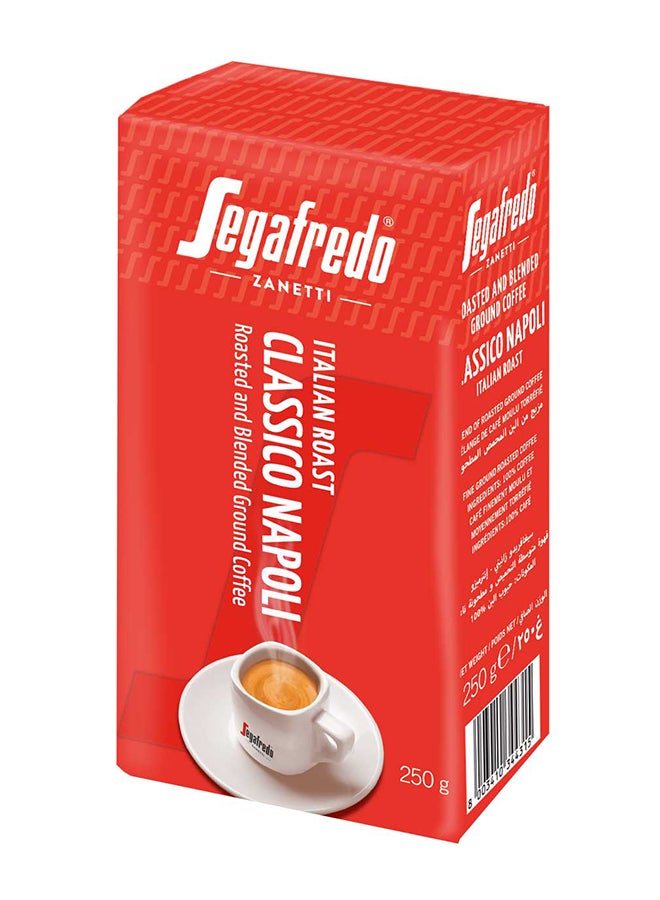 Segafredo Zanetti Classico Napoli Italian Roast  Ground Coffee 250grams  - Image 3