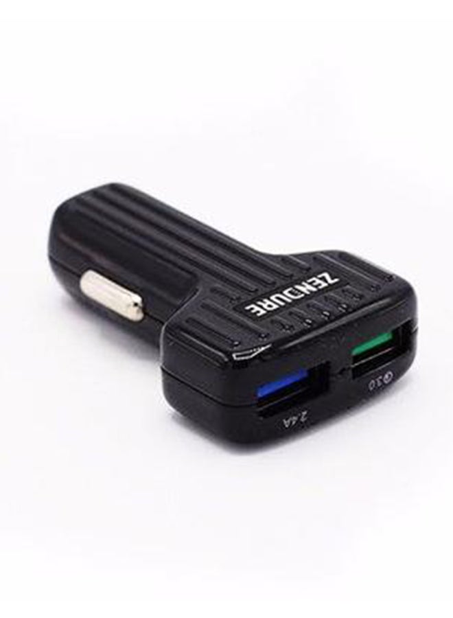 ZENDURE Dual-Port Car Phone Charger Black  - Image 2