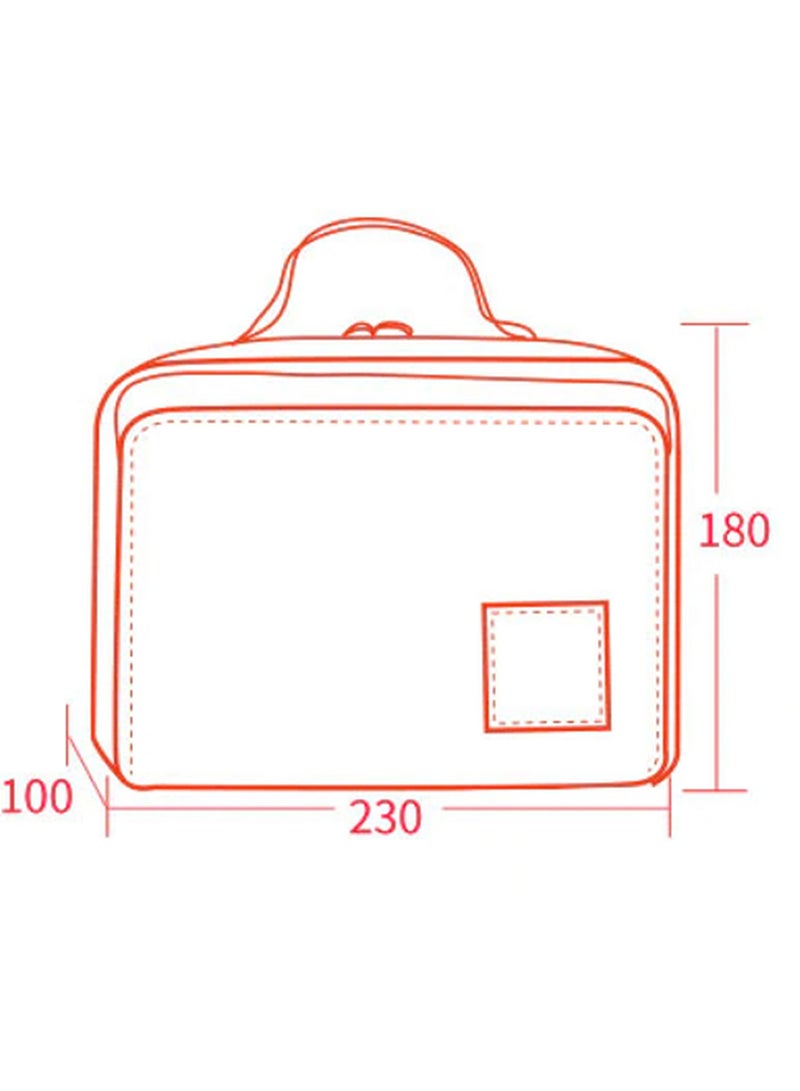 Sunveno - Diaper Changing Clutch with Shoulder Strap Kit Large Grey - Image 1