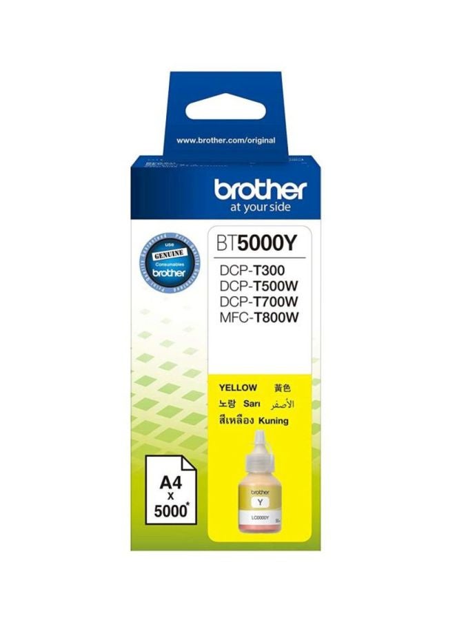brother BT5000 Ink Bottle BTD50-YELLOW Yellow - Image 3