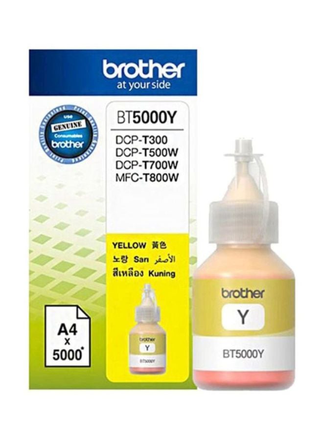 brother BT5000 Ink Bottle BTD50-YELLOW Yellow - Image 2