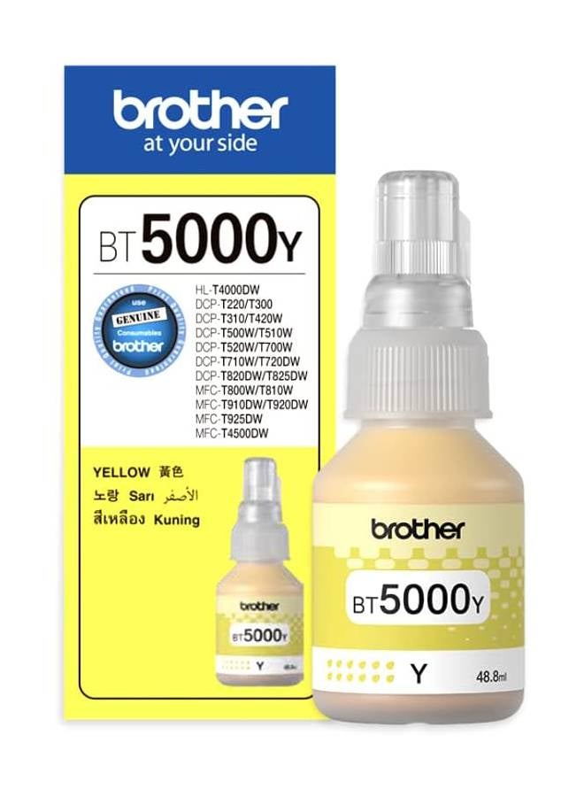 brother BT5000 Ink Bottle BTD50-YELLOW Yellow - Image 1