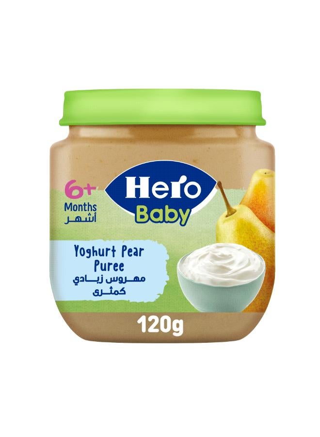 هيرو بيبي برطمان كمثرى وزبادي 120جرام - Image 1