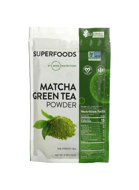 Raw Matcha Green Tea Powder 6 Oz 170 G